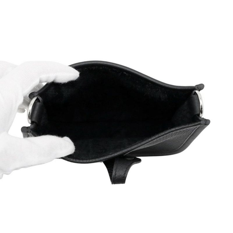 エルメス エブリンTPM アマゾン サングル ジグザグ ブラック/シルバー金具 トリヨンクレマンス K刻印