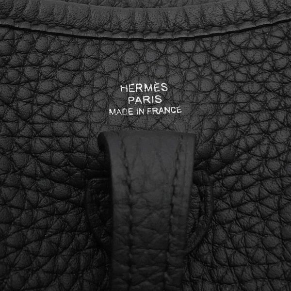 エルメス エブリンTPM アマゾン サングル ジグザグ ブラック/シルバー金具 トリヨンクレマンス K刻印