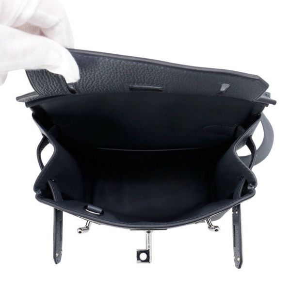 エルメス ボディバッグ ケリー アッカドPM グリミスティ/シルバー金具 トゴ W刻印 メンズ