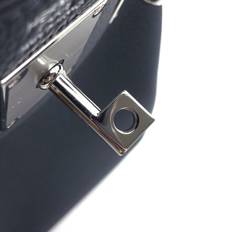 エルメス ボディバッグ ケリー アッカドPM グリミスティ/シルバー金具 トゴ W刻印 メンズ