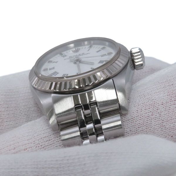 ロレックス デイトジャスト SS/K18WGホワイトゴールド R番 67194 ROLEX 腕時計 白文字盤