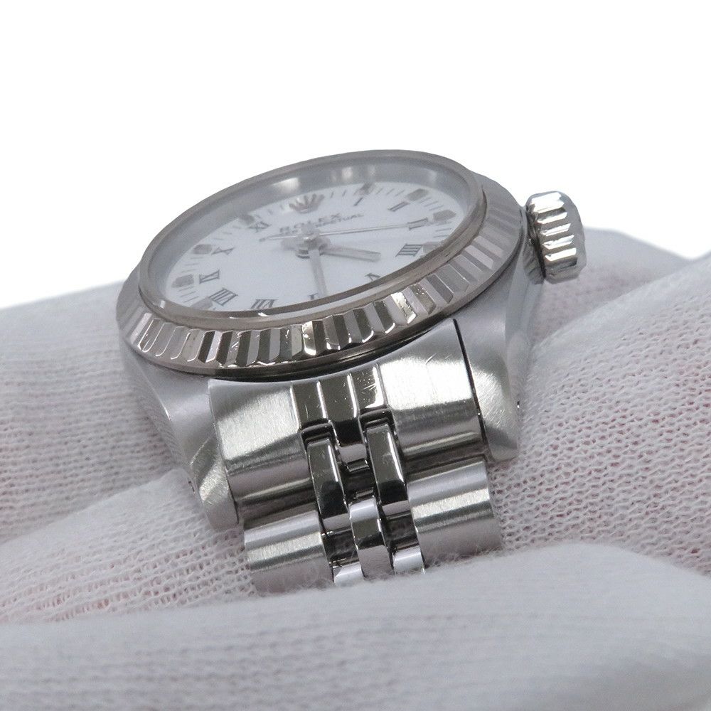 ロレックス デイトジャスト SS/K18WGホワイトゴールド R番 67194 ROLEX 腕時計 白文字盤