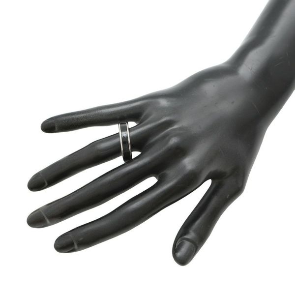 エルメス リング ユニ PM Hディアマン サイズT59 HERMES 指輪 黒