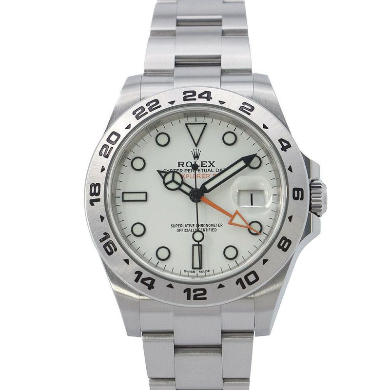 ロレックス エクスプローラー2 ランダムシリアル ルーレット 216570 ROLEX 腕時計 ウォッチ 白文字盤