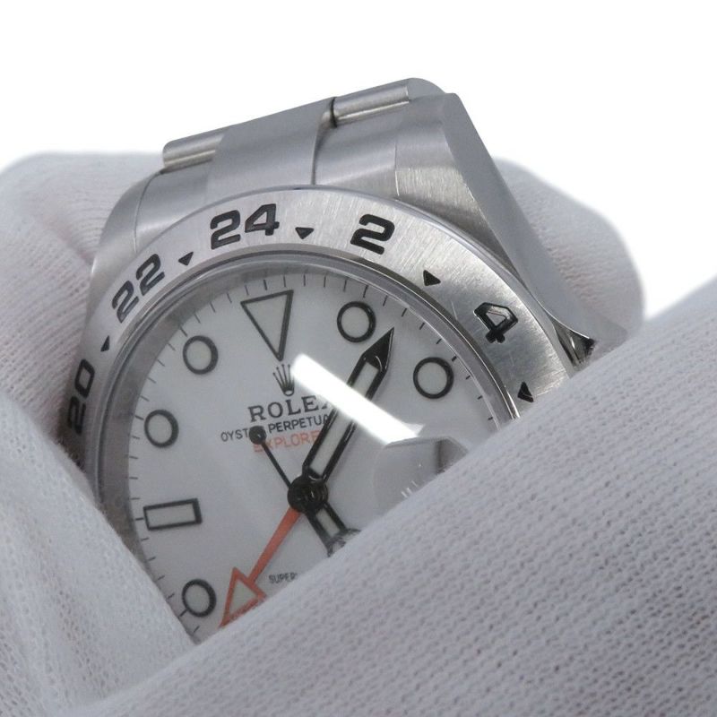 ロレックス エクスプローラー2 ランダムシリアル ルーレット 216570 ROLEX 腕時計 ウォッチ 白文字盤