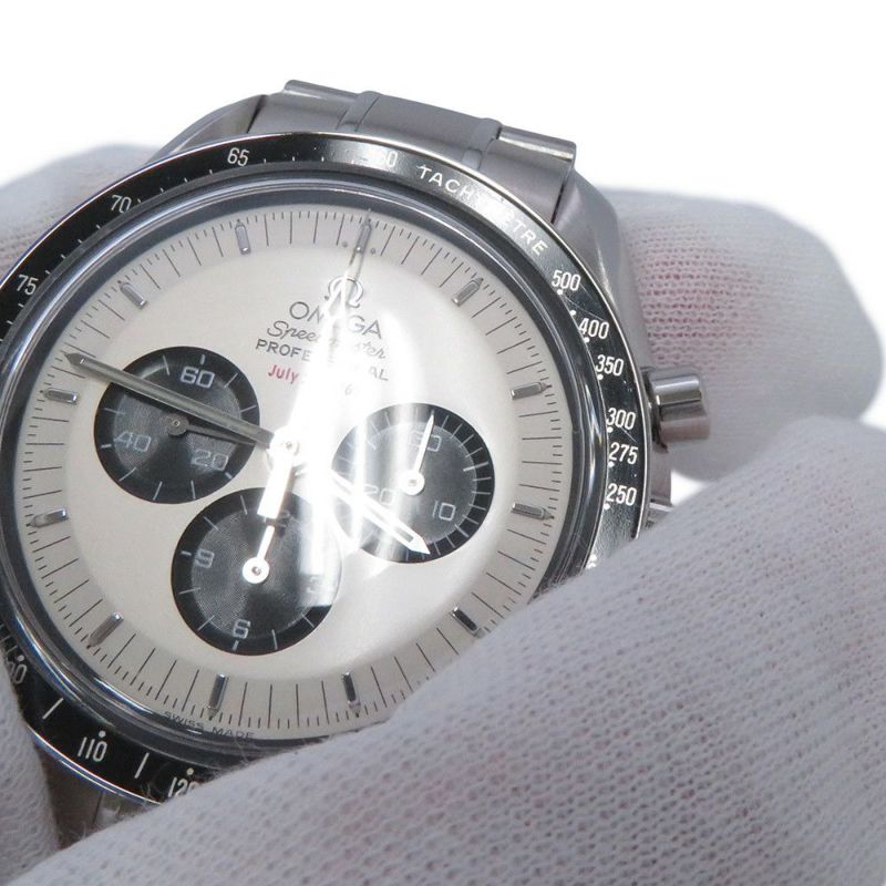 オメガ スピードマスター プロフェッショナル アポロ11号 35周年記念 クロノグラフ 3569.31 世界3500本限定 白文字盤