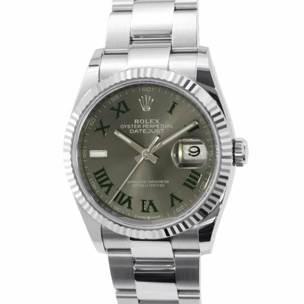 ロレックス デイトジャスト 126234 ROLEX 腕時計 スレート文字盤 安心保証 | 中古・新品ブランド販売ギャラリーレア公式通販