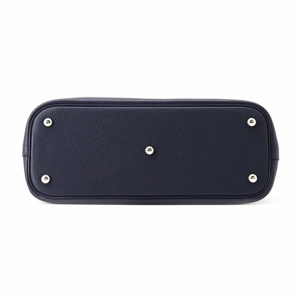 エルメス ハンドバッグ ボリード31 ブルーニュイ/シルバー金具 トリヨンクレマンス C刻印 2wayショルダー