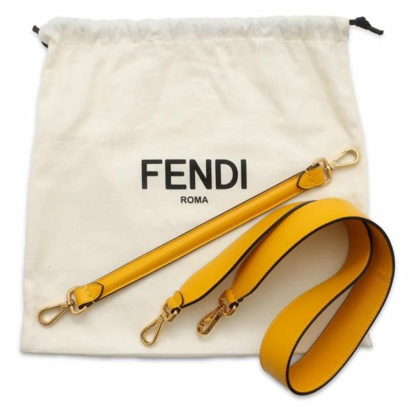 フェンディ ショルダーバッグ バゲット ズッカ レザー 8BR600 FENDI ワンショルダー 2wayハンドバッグ