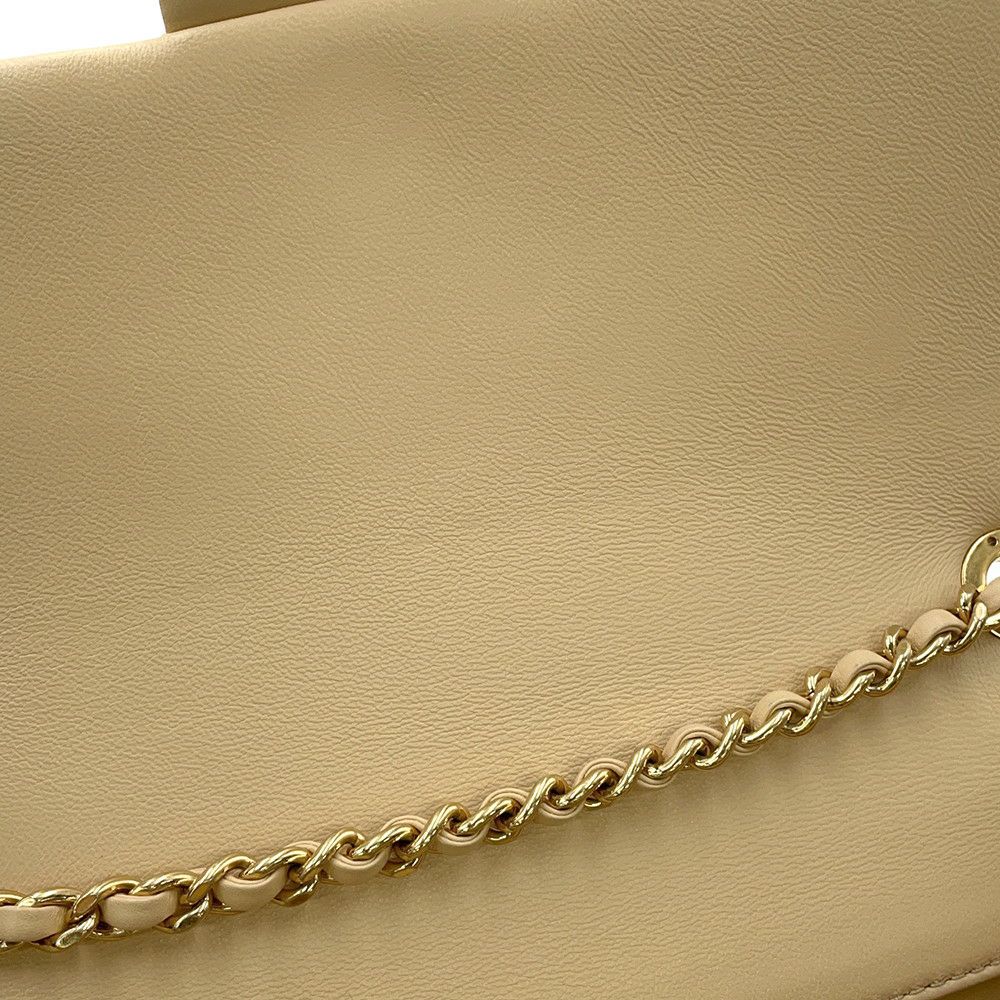 シャネル チェーンショルダーバッグ マトラッセ ココマーク ラムスキン CHANEL