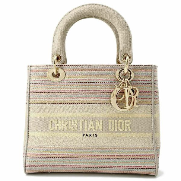 クリスチャン・ディオール ハンドバッグ レディディーライト キャンバス Christian Dior 2wayショルダーバッグ