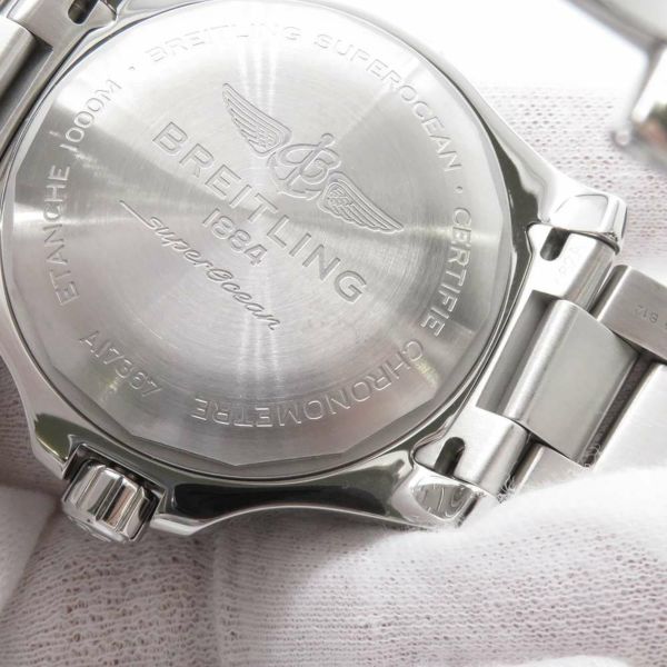 ブライトリング スーパーオーシャン オートマチック 44 A17367D71B1A1 BREITLING 腕時計 黒文字盤