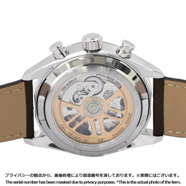 タグホイヤー カレラ キャリバーホイヤー02 クロノグラフ CBN2013 TAG Heuer 腕時計 シルバー文字盤