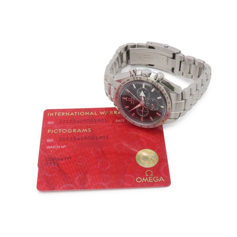 オメガ スピードマスター ブロードアロー 1957 50周年記念モデル 321.10.42.50.01.001 OMEGA 腕時計 黒文字盤