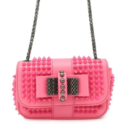 クリスチャンルブタン⭐️トートバック【極美品】ショルダー✨ピンク