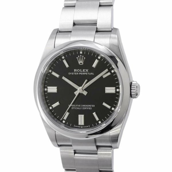 ロレックス オイスターパーペチュアル36 126000 ROLEX 腕時計 ブライトブラック文字盤 安心保証 |  中古・新品ブランド販売ギャラリーレア公式通販