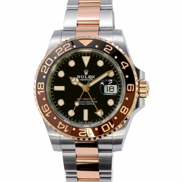 ロレックス GMTマスター 126711CHNR ROLEX 腕時計 黒文字盤