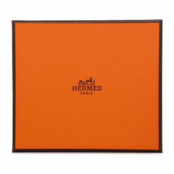 エルメス カードケース ベアン ローズアザレ/シルバー金具 ヴォーエプソン W刻印 HERMES 名刺入れ