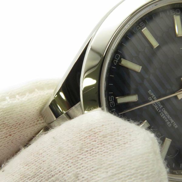 ロレックス デイトジャスト 126300 ROLEX 腕時計 ブルーフルーテッド文字盤