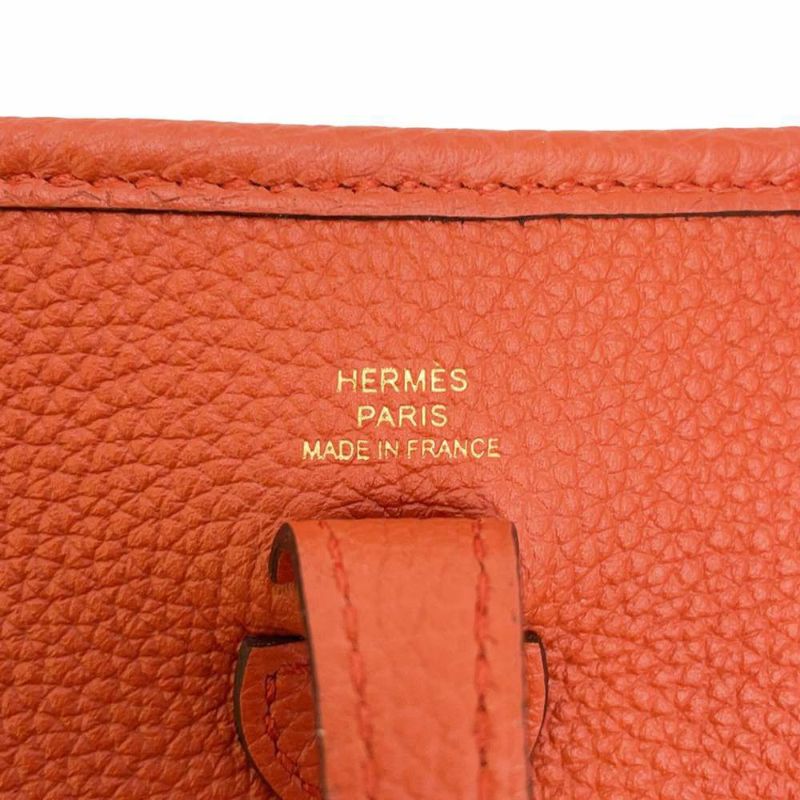 エルメス ショルダーバッグ エブリンTPM アマゾン テールバテュー/ゴールド金具 トリヨンモーリス B刻印