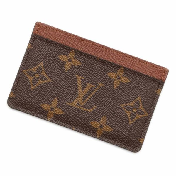 ルイヴィトン カードケース モノグラム ポルト カルト・サーンプル M61733 LOUIS VUITTON パスケース 定期入れ ブラウン