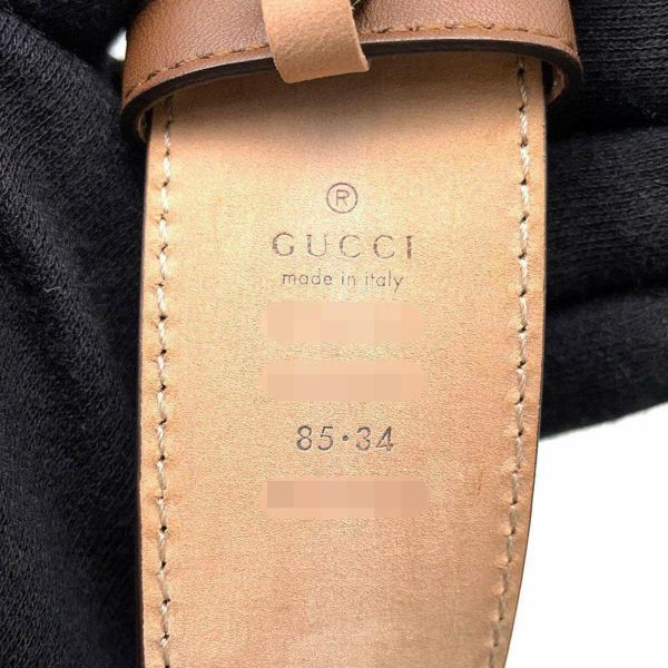 グッチ ベルト インターロッキング ロゴ バックル レザー サイズ85 370543 GUCCI