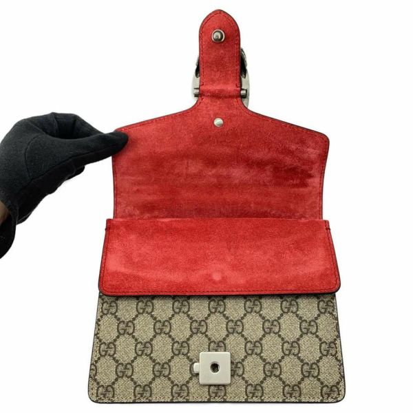 グッチ チェーンショルダーバッグ デュオニソス ミニ GGスプリーム スエード 421970 GUCCI 2wayバッグ