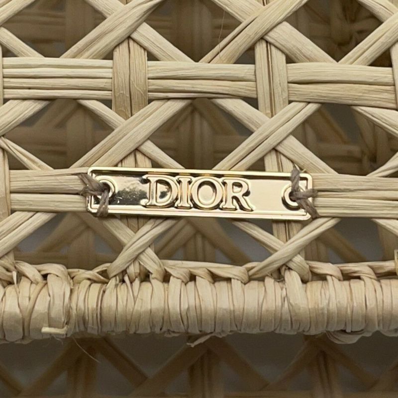 クリスチャン・ディオール フォトフレーム ラタン ガラス Christian Dior 写真立て インテリア