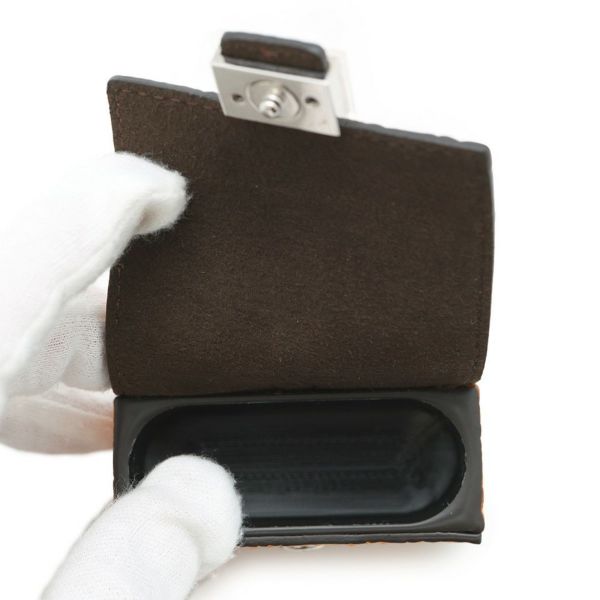 フェンディ AirPods Pro ケース バゲット クロコダイル 7AS157 FENDI チャーム