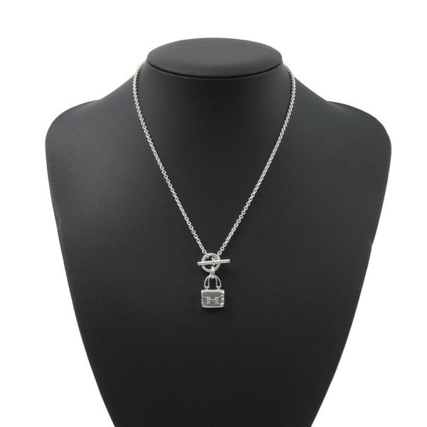 エルメス ネックレス アミュレット コンスタンス ペンダント ネックレス SV925シルバー HERMES ジュエリー