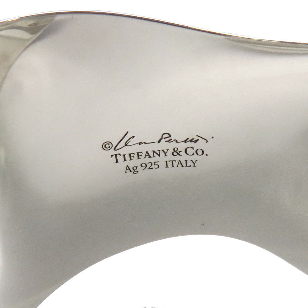 ティファニー ブレスレット エルサ・ペレッティ スモールボーン カフ ミディアム SV925シルバー 右手用 Tiffany&Co.