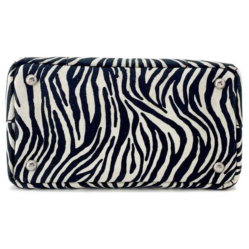 プラダ トートバッグ カナパ CANAPA ゼブラ 1BG439 PRADA バッグ 2wayショルダー