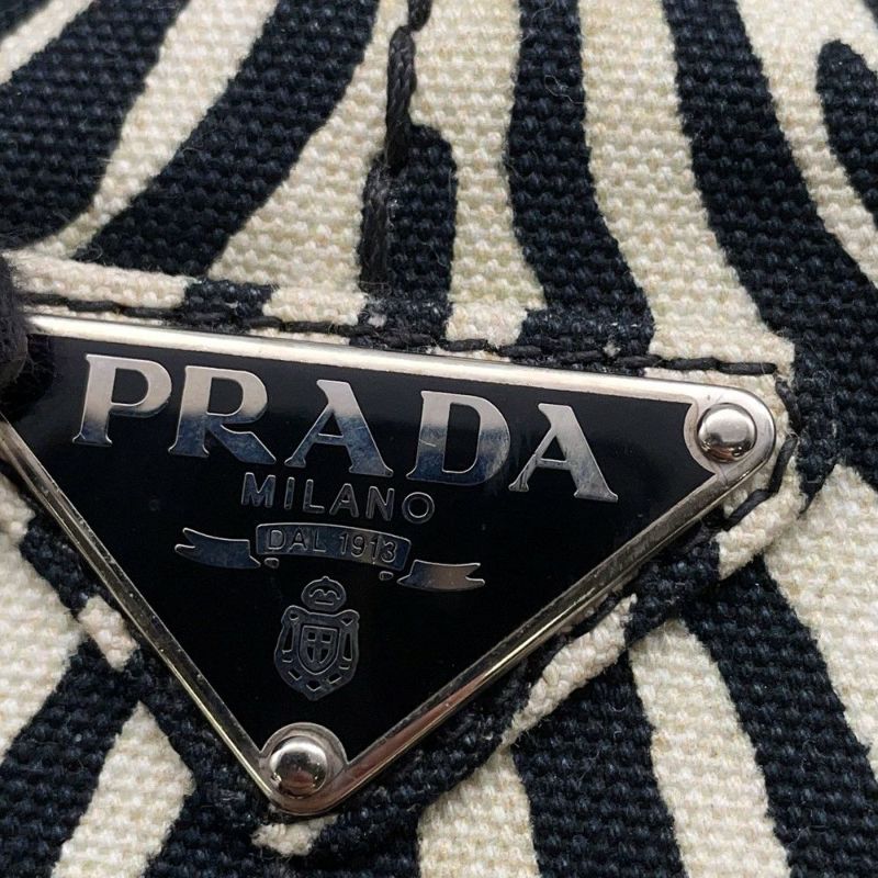 プラダ トートバッグ カナパ CANAPA ゼブラ 1BG439 PRADA バッグ 2wayショルダー