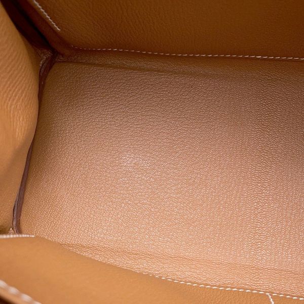 エルメス ハンドバッグ ケリー28 内縫い ゴールド/ゴールド金具 トゴ U刻印 2wayショルダー