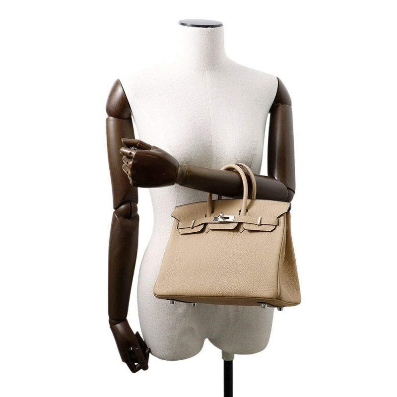 エルメス バーキン25 トレンチ/シルバー金具 トゴ K刻印 HERMES Birkin ハンドバッグ