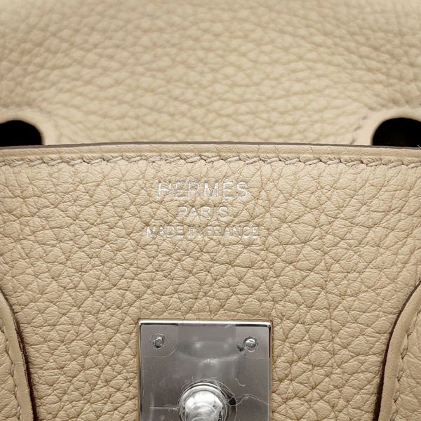 エルメス バーキン25 トレンチ/シルバー金具 トゴ K刻印 HERMES Birkin ハンドバッグ