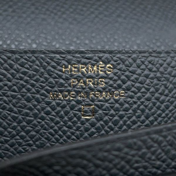 エルメス 長財布 ベアンスフレ タッチ グリミスティ/ブラック/ゴールド金具 エプソン/アリゲーターマット K刻印