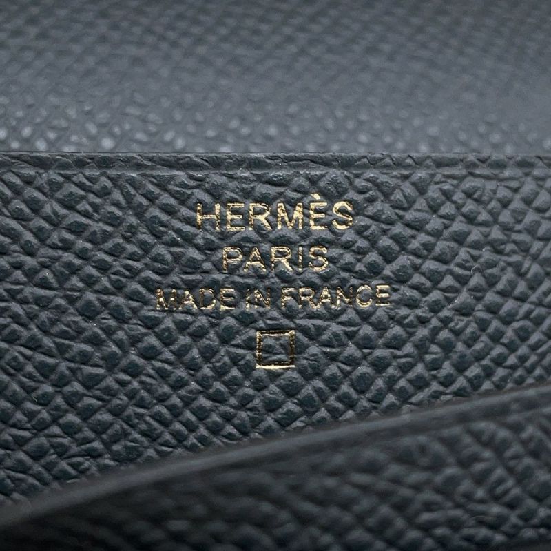 エルメス 長財布 ベアンスフレ タッチ グリミスティ/ブラック/ゴールド金具 エプソン/アリゲーターマット K刻印