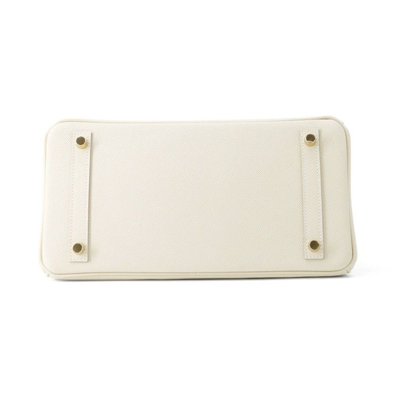 エルメス バーキン30 クレ/ゴールド金具 エプソン K刻印 HERMES Birkin ハンドバッグ