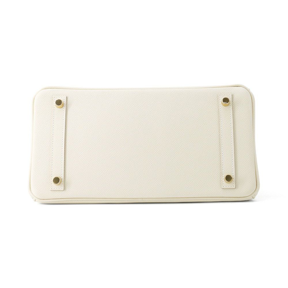 エルメス バーキン30 クレ/ゴールド金具 エプソン K刻印 HERMES Birkin ハンドバッグ