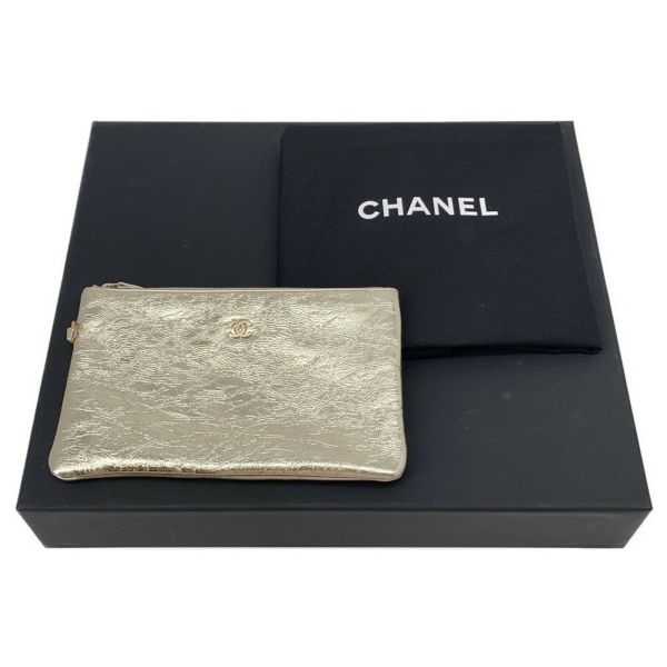 シャネル チェーンショルダーバッグ CHANEL22 スモール シャイニーカーフレザー AS3260 CHANEL ポーチ付き