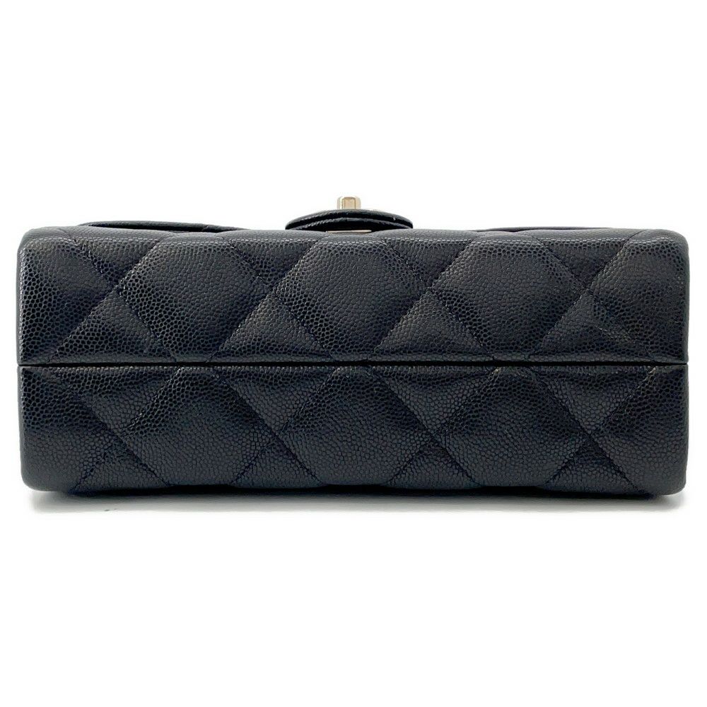 シャネル ハンドバッグ マトラッセ トップハンドル キャビアスキン AP4568 CHANEL 2way 黒