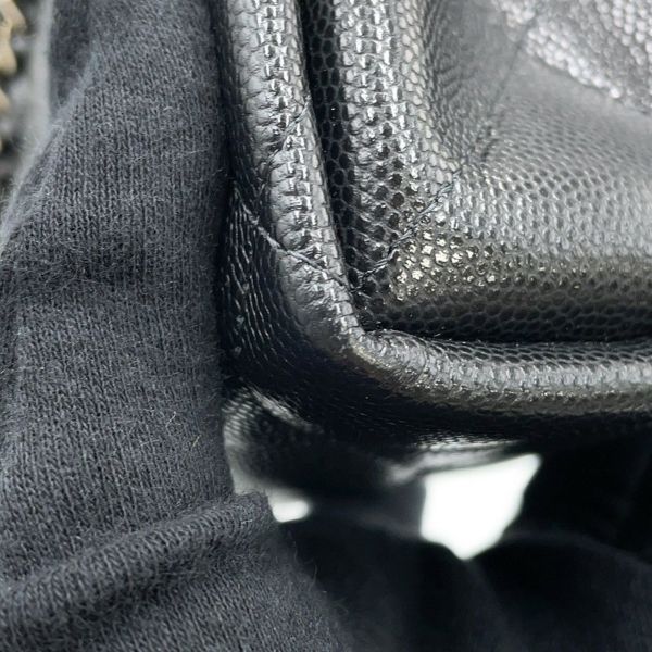 シャネル ハンドバッグ マトラッセ トップハンドル キャビアスキン AP4568 CHANEL 2way 黒