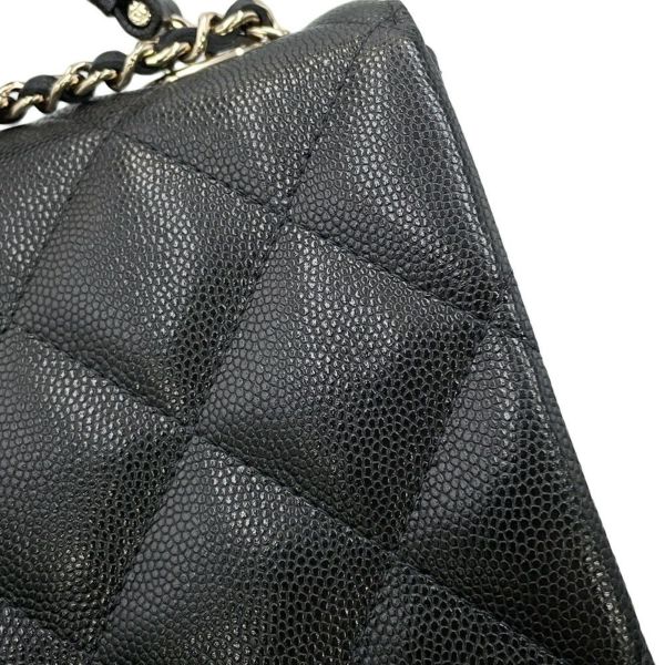 シャネル ハンドバッグ マトラッセ トップハンドル キャビアスキン AP4568 CHANEL 2way 黒