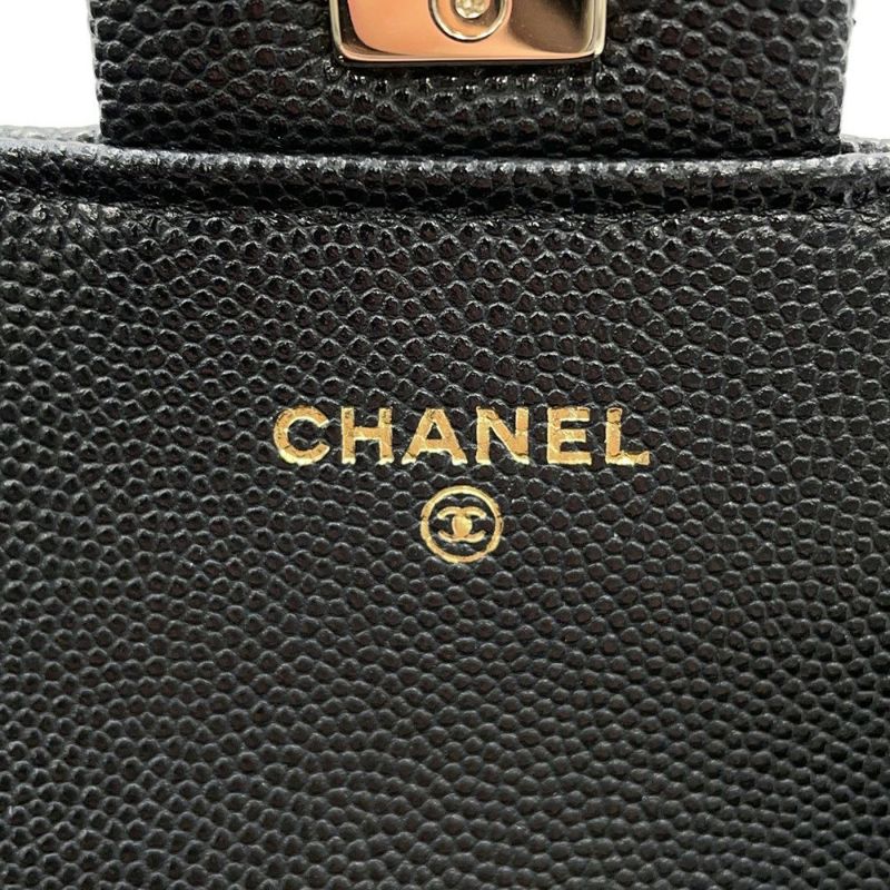 シャネル ハンドバッグ マトラッセ トップハンドル キャビアスキン AP4568 CHANEL 2way 黒