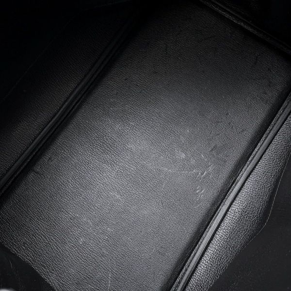 エルメス バーキン40 ブラック/シルバー金具 トゴ D刻印 HERMES Birkin ハンドバッグ 黒