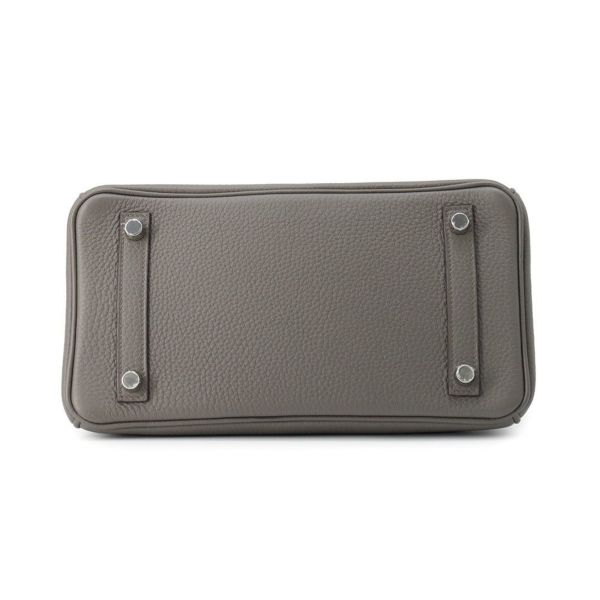 エルメス バーキン25 エタン/シルバー金具 トゴ U刻印 HERMES Birkin ハンドバッグ