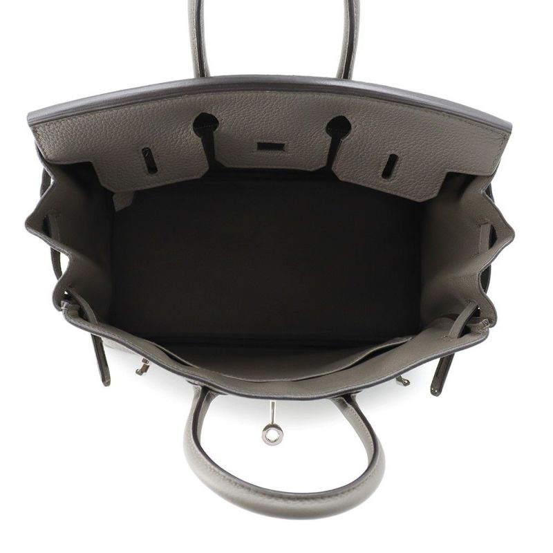 エルメス バーキン25 エタン/シルバー金具 トゴ U刻印 HERMES Birkin ハンドバッグ