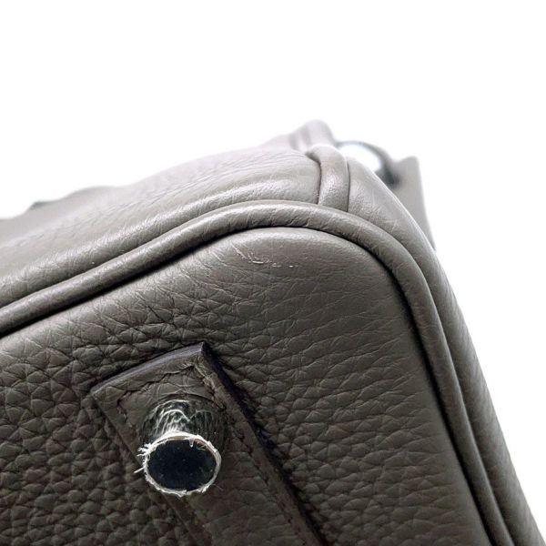 エルメス バーキン25 エタン/シルバー金具 トゴ U刻印 HERMES Birkin ハンドバッグ