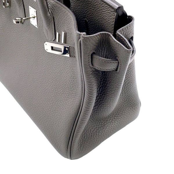 エルメス バーキン25 エタン/シルバー金具 トゴ U刻印 HERMES Birkin ハンドバッグ